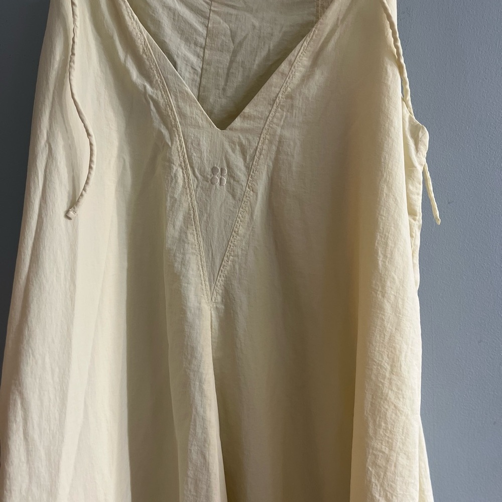 Cream Sleeveless Dress